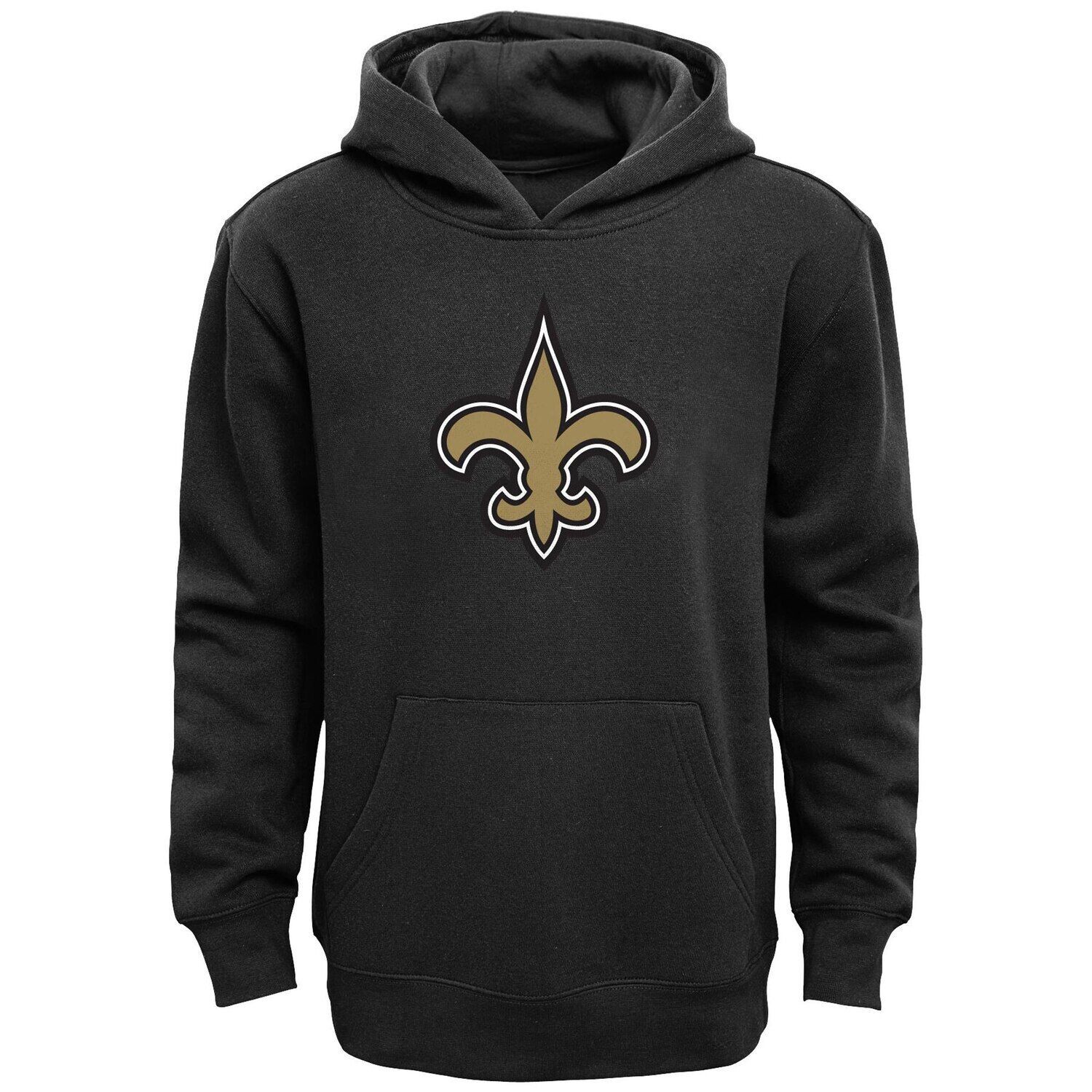 

Флисовый пуловер с капюшоном New Orleans Saints Youth Primary Logo Team - черный Outerstuff