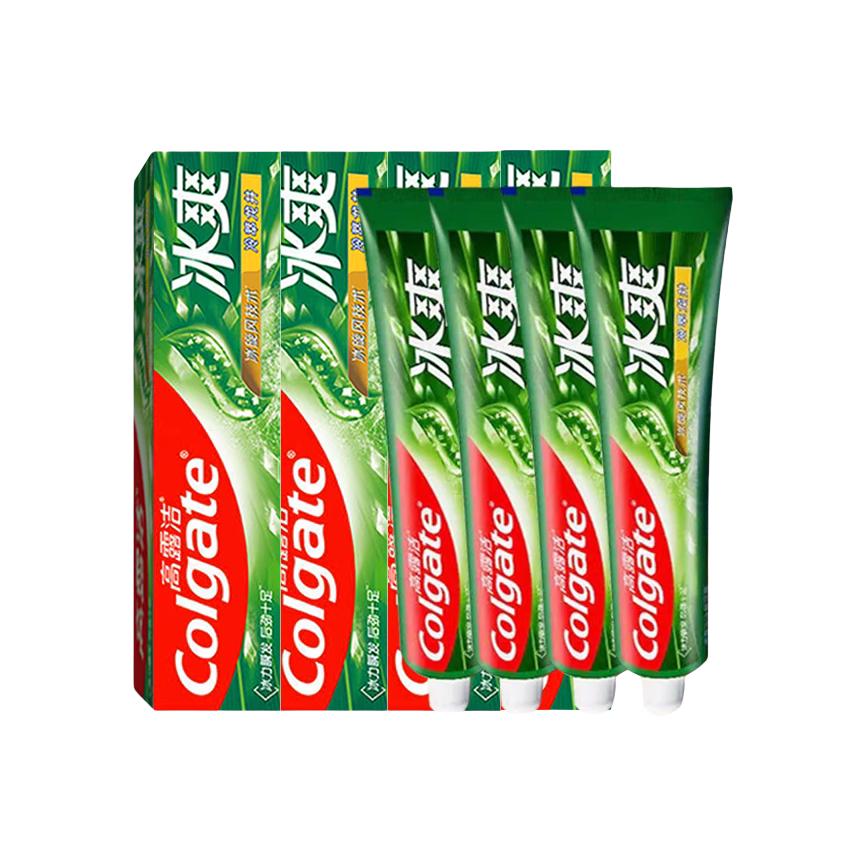 

COLGATE Тройная мятная зубная паста Ice Refreshing очищение, свежесть, защита от запаха жевательной резинки мята 120г/180г