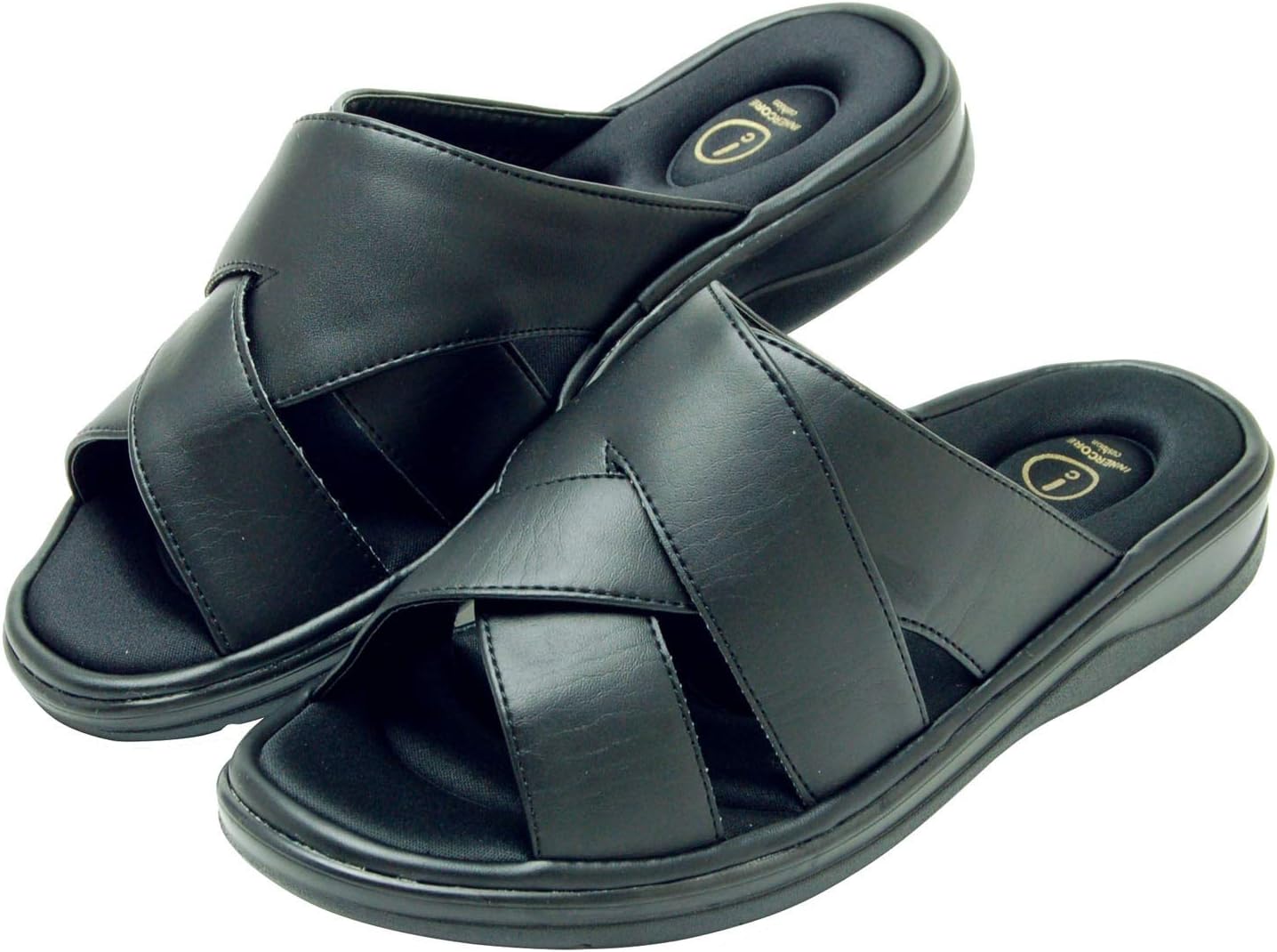 

Мужские тапочки и сандалии Nippon, с перекрестной лентой Nippon Slippers, черный