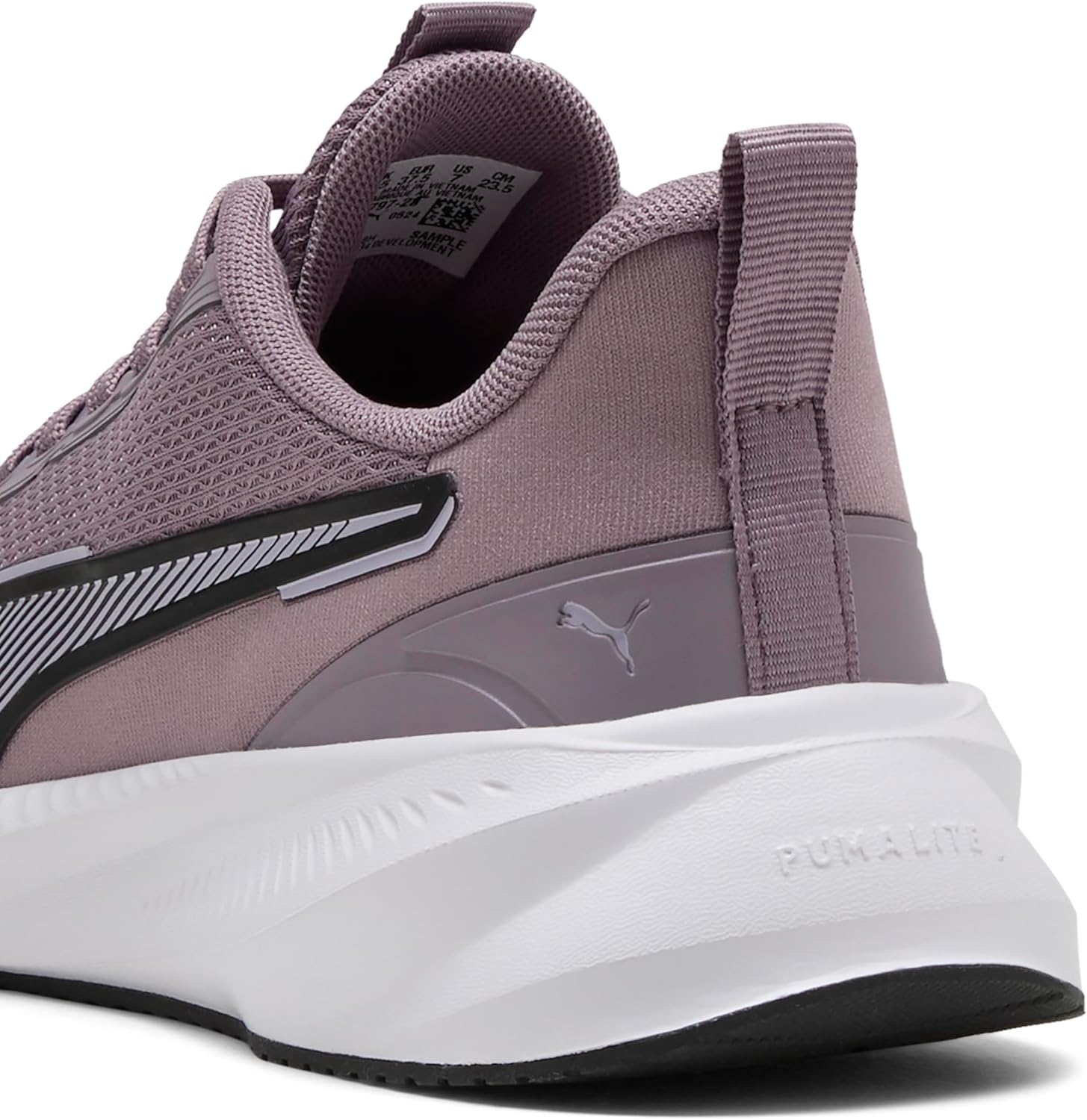 Кроссовки PUMA Unisex-Adult Flyer Lite 3, черный/сиреневый — фото 2
