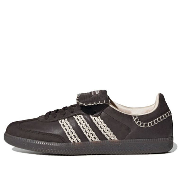 

Кроссовки x wales bonner samba 'black' Adidas, черный