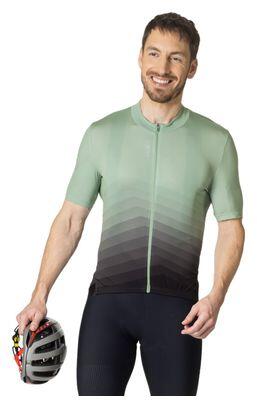

Джерси Odlo Zeroweight с коротким рукавом и застежкой-молнией, зеленый/черный