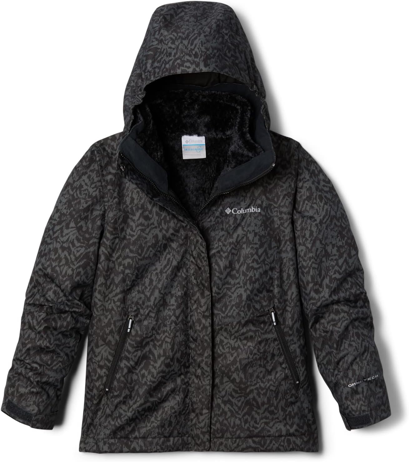 Columbia детская куртка Bugaboo Ii Fleece Interchange, Black Terrain