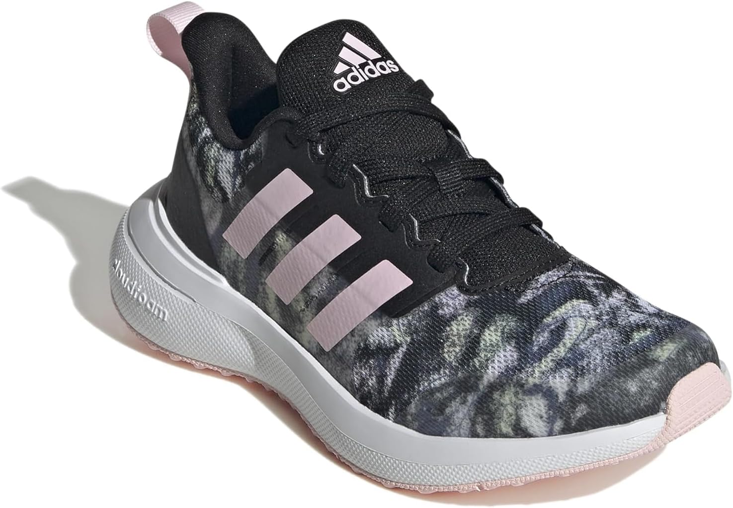 

Кроссовки Adidas Unisex-Child Fortarun 2.0 для бега, белый/черный/розовый