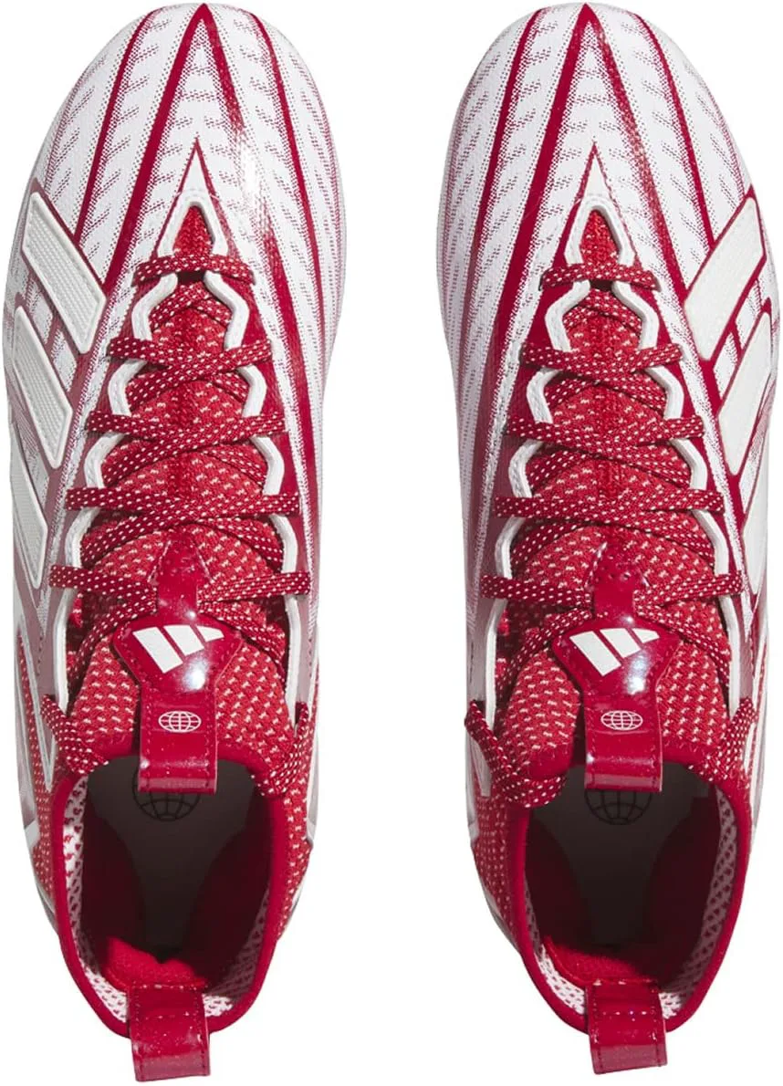 Футбольные бутсы Adidas Mens Freak 23 для игры в линию Name ‎Adidas, красно-белый — фото 3