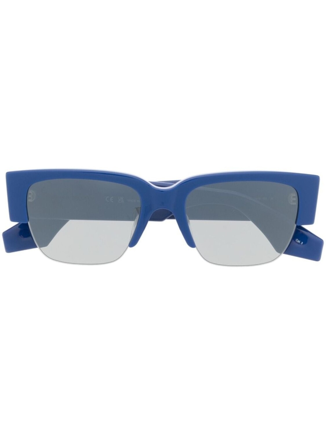 

Alexander McQueen Eyewear солнцезащитные очки с логотипом, синий
