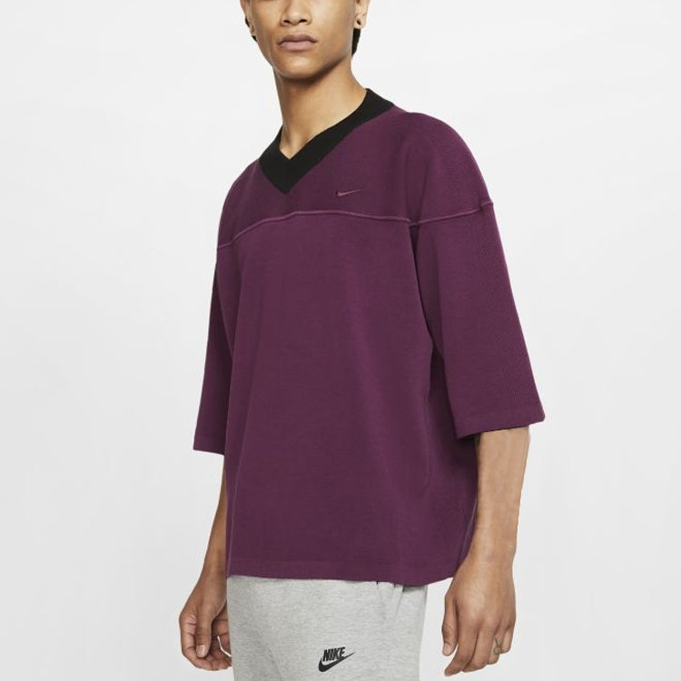 Спортивный топ Nike Lab Italy Collection Knit Jersey Bordeaux BV0978-609, красный — фото 3