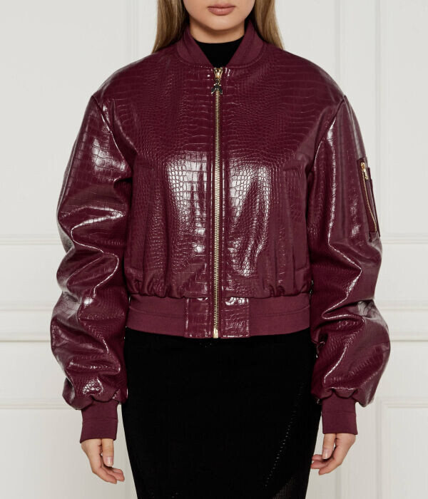

Куртка Patrizia Pepe Regular Fit, бургундия