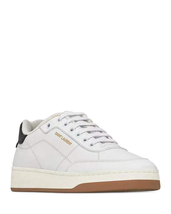 Женские кроссовки SL/61 с логотипом Saint Laurent, белый