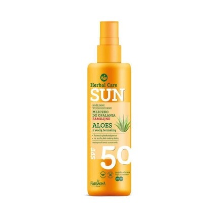 

Farmona Herbal Care Растительный водостойкий солнцезащитный лосьон SPF50 Алоэ Вера 200 мл