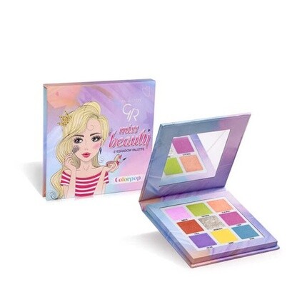 Палитра теней для век Golden Rose Miss Beauty - Colorpop, крутые трендовые цвета и красивая пигментация — фото 3
