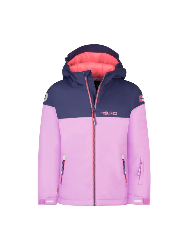 

Светло-фиолетовая куртка для лыж/сноуборда Hallingdal Trollkids