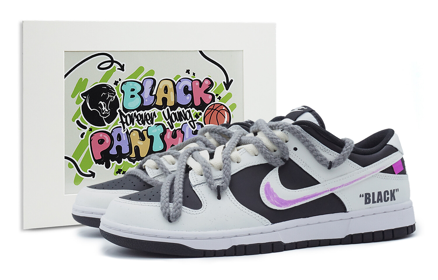 

Мужские кроссовки для скейтбординга Nike Dunk, Black