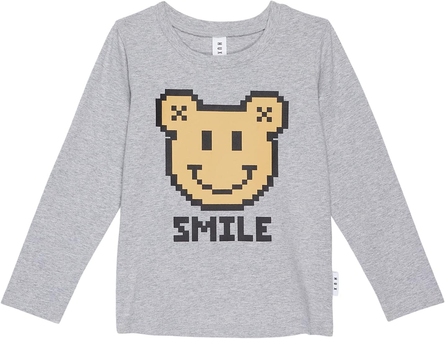 

Топ HUXBABY Digi Smile Top, цвет Grey Marle