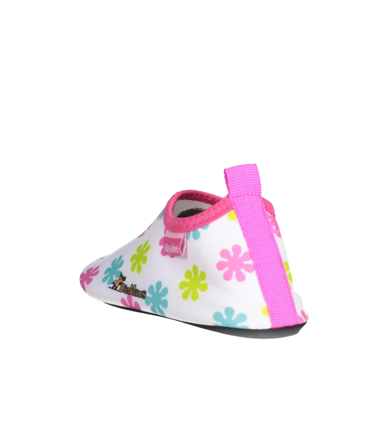 Босоножки цветочные Playshoes, белый/розовый — фото 3