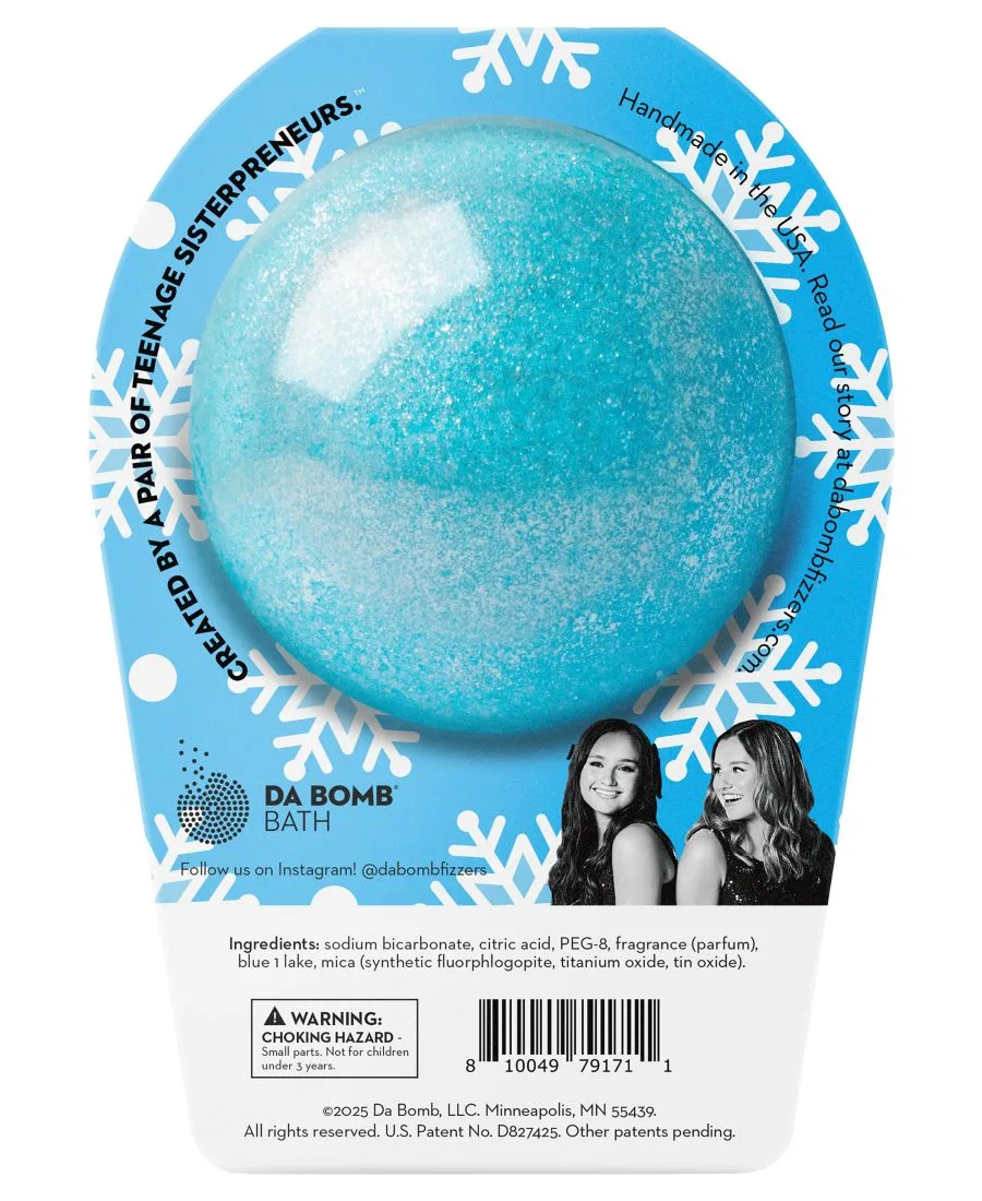 Da Bomb Ароматная бомбочка для ванны Snowball Frosty Fresh, 6,5 унций — фото 2