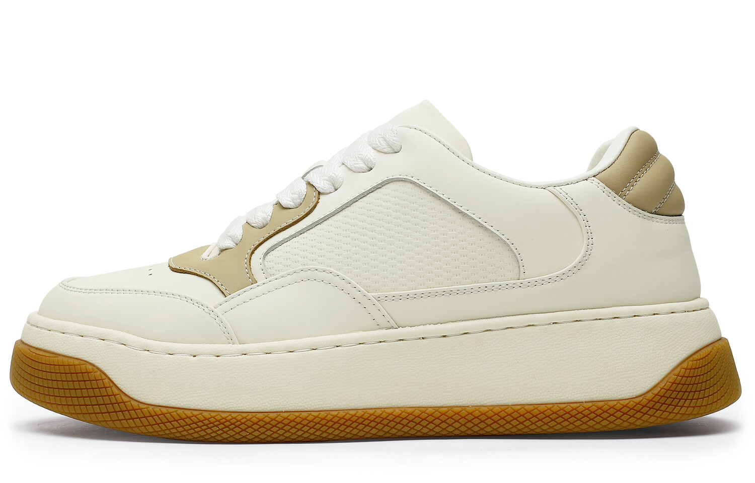 

Кроссовки Desai Skateboarding Shoes Men Low-top Light Khaki, хаки