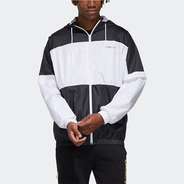 Ветровки neo w esntl 3s wb sport coat Adidas, черный — фото 3