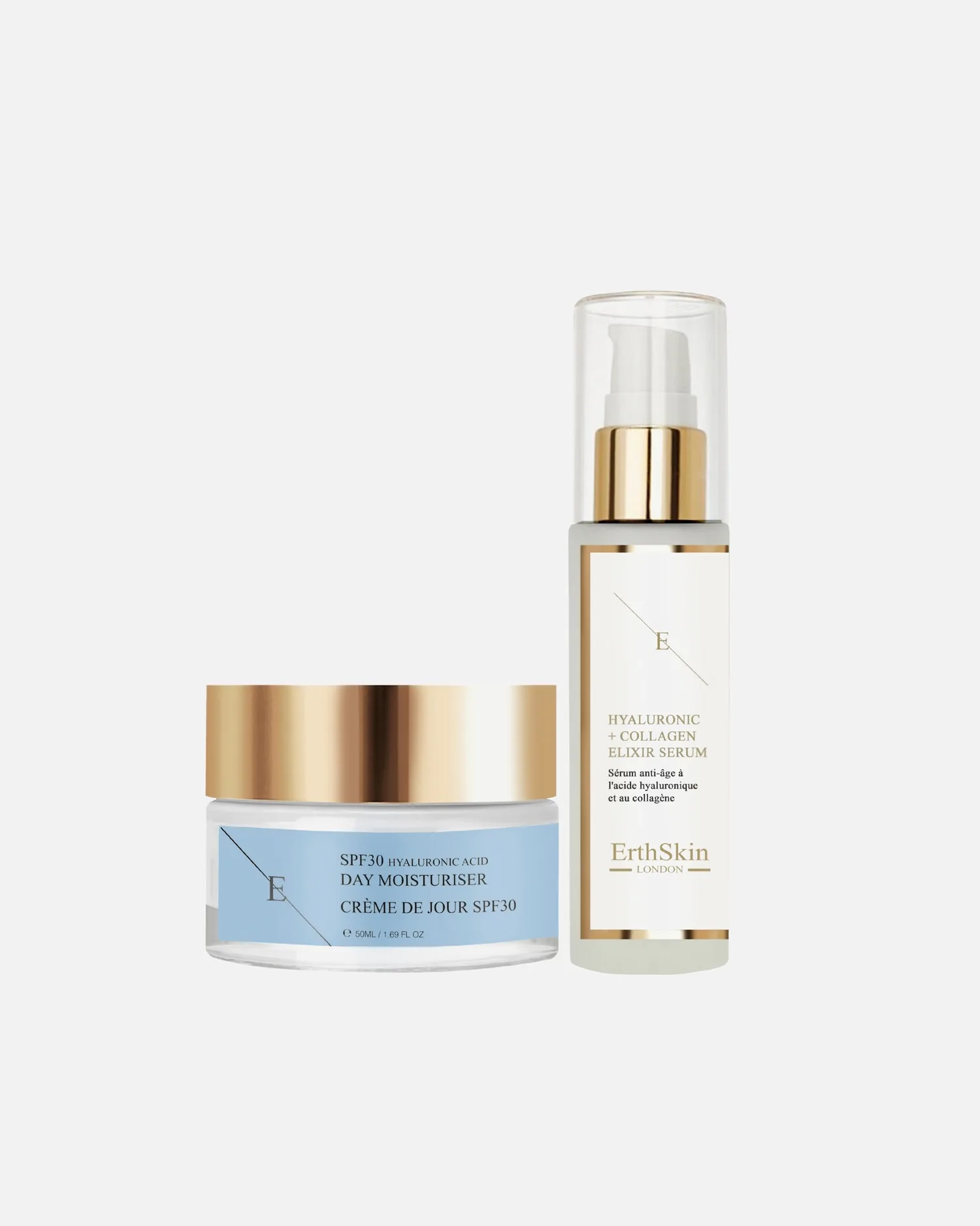 Набор ErthSkin London — Для ухода за лицом Hydra Glow SPF 30 Duo , 1 шт, 50 мл