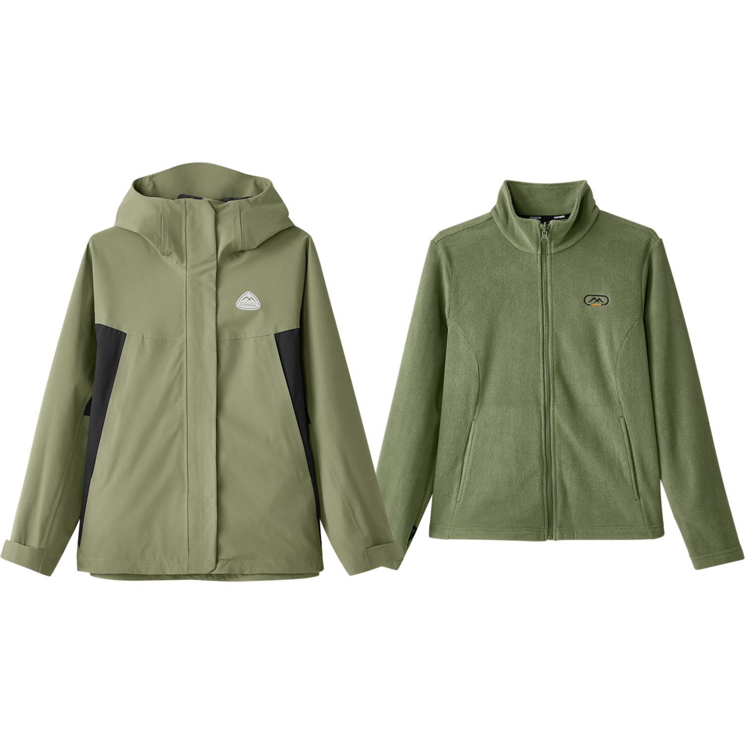 

Куртка женская хаки зеленая Skechers, Karama Green