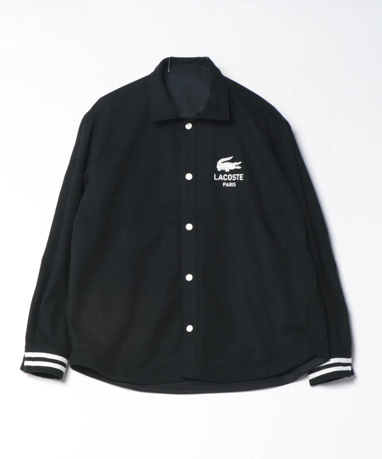 Куртка реверсивная LACOSTE, хлопок/нейлон, тёмно-синий — фото 3