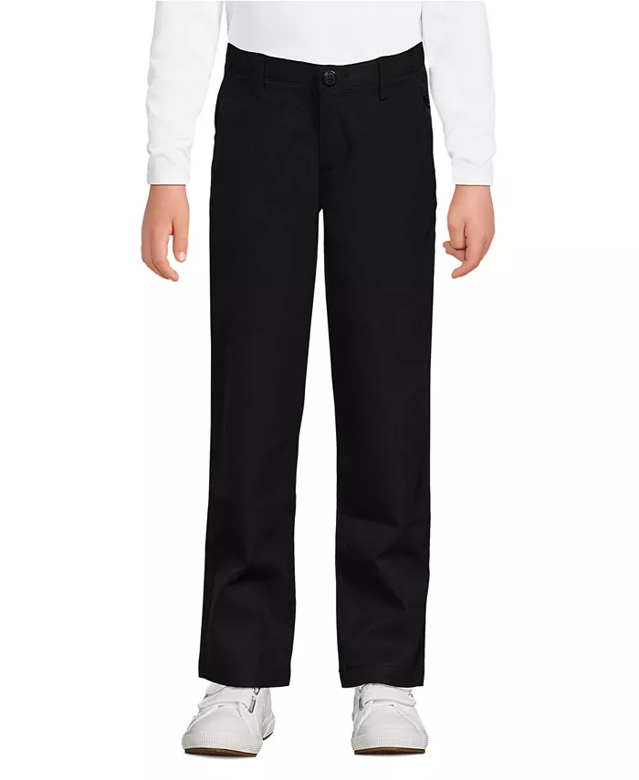

Брюки Active Performance Chino для девочек старшего возраста Lands' End, черный
