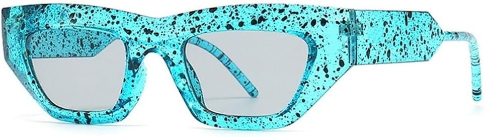 

Модные солнцезащитные очки «кошачий глаз» для женщин, роскошные винтажные дизайнерские очки конфетных цветов, мужские солнцезащитные очки с заклепками и градиентным переходом цвета GHVWYX, Blue Light Grey