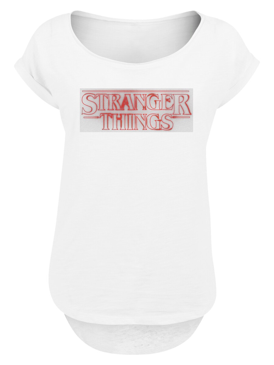 

Рубашка F4NT4STIC Stranger Things Glow Logo Netflix TV Series, белый