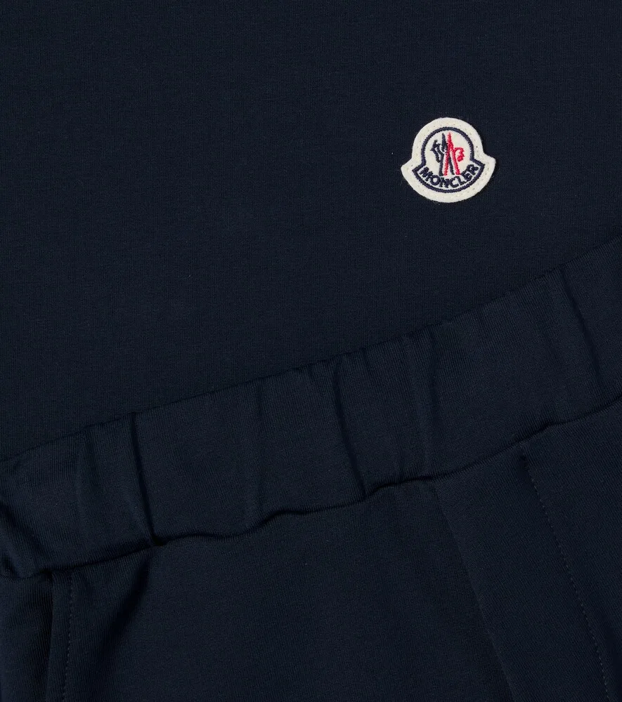 Комплект из толстовки и спортивных штанов Moncler Enfant, синий — фото 3