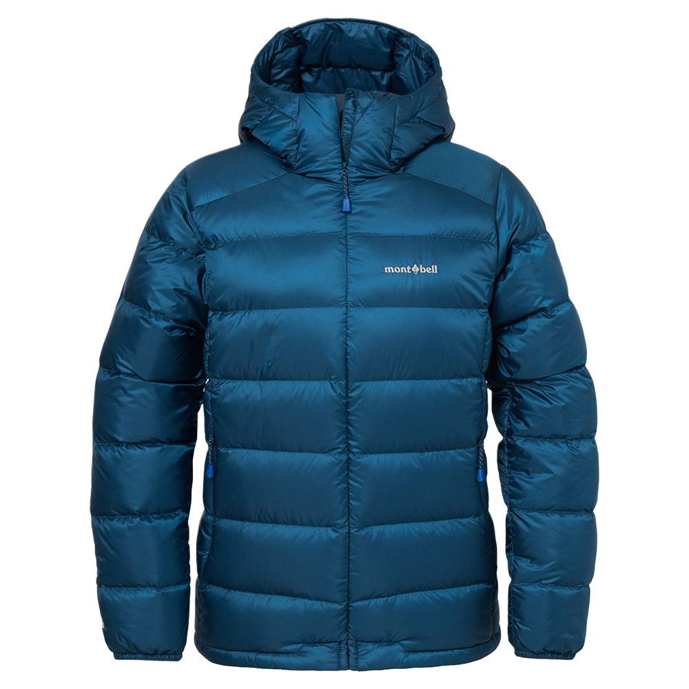 

MONTBELL Женская пуховая куртка, Blue Green BGN