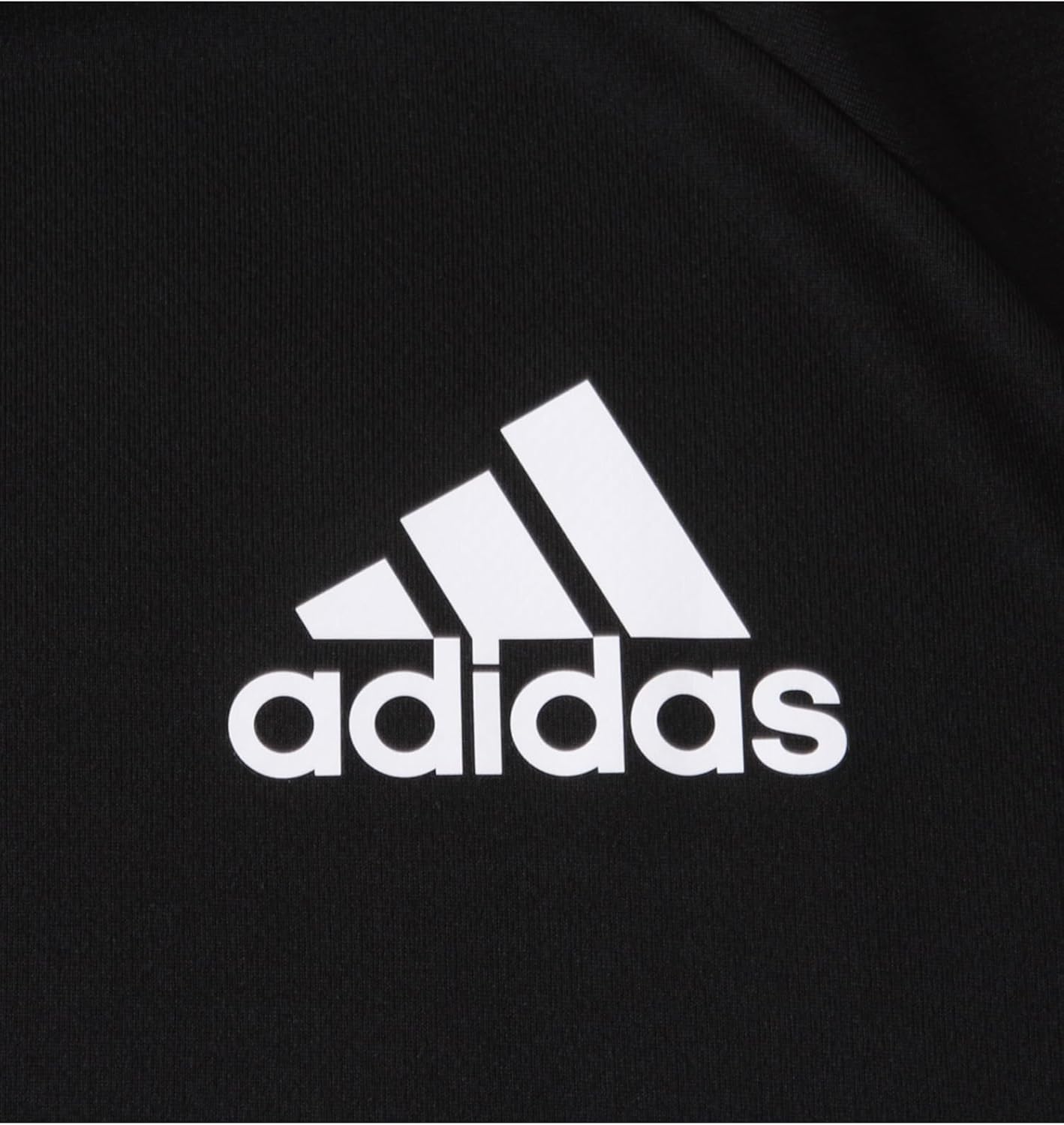 Футболка ADIDAS с коротким рукавом больших размеров, черный — фото 4