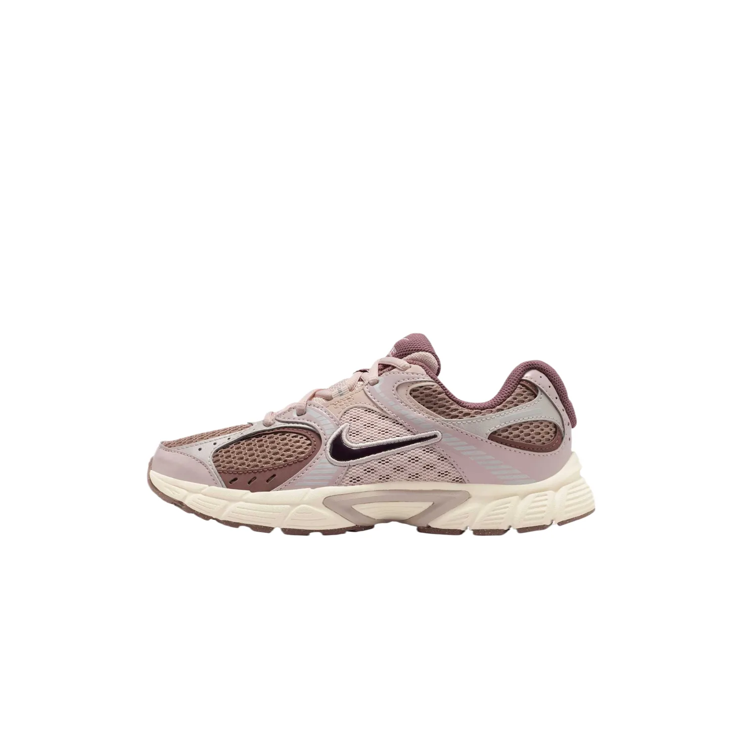 Детские кроссовки V5 RNR из искусственной кожи, дышащие, низкие, унисекс Nike, Taupe/Tattoo Color/Mud Red/Burgundy Gray