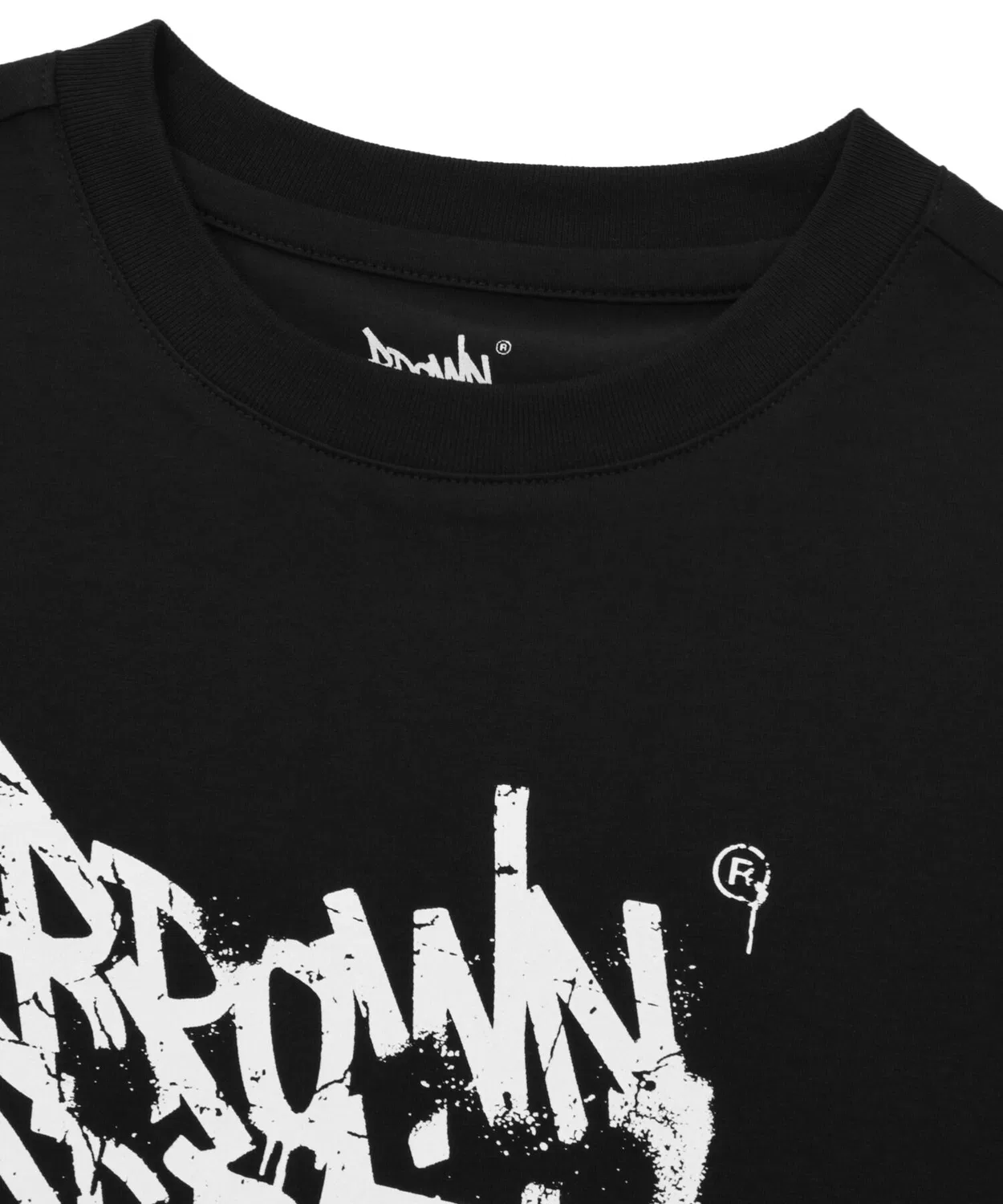 Детская чёрная футболка с логотипом и быстрым высыханием от Brownbreath Kids — фото 3