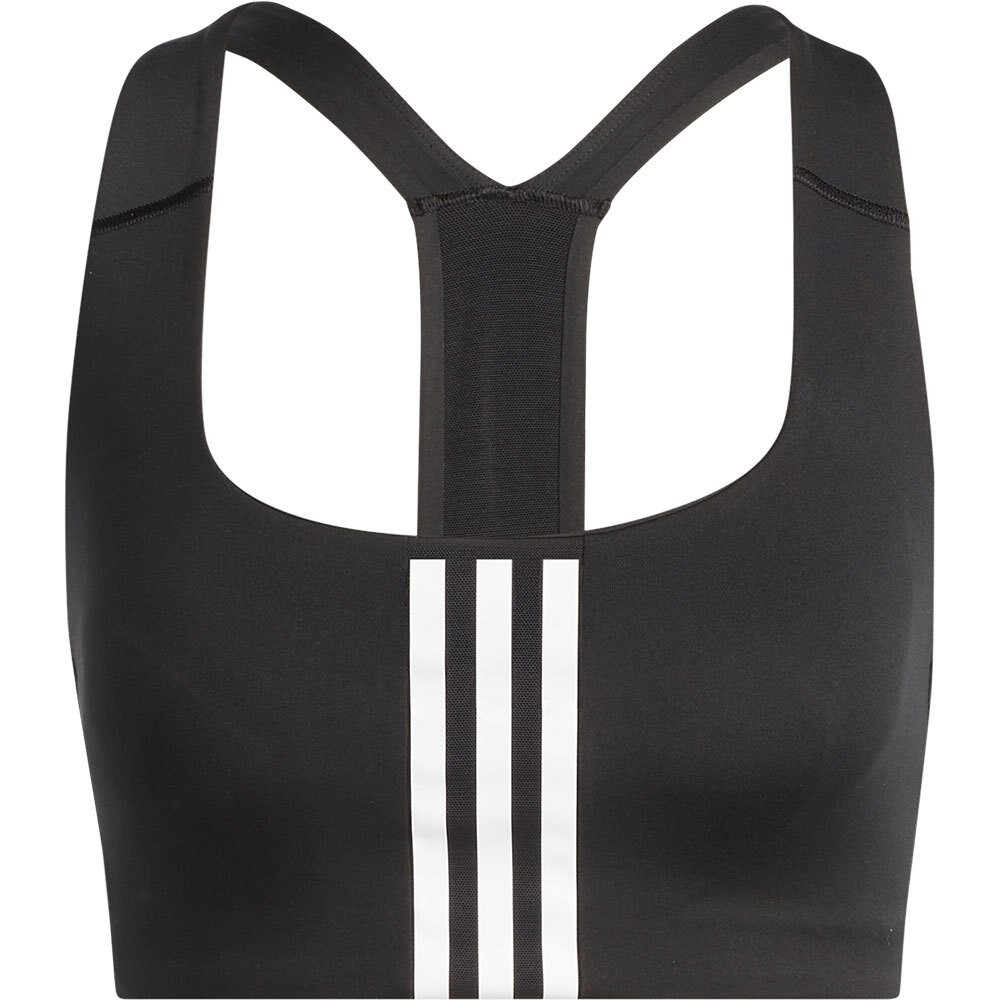 Спортивный бюстгальтер adidas Pwi MS, черный — фото 3