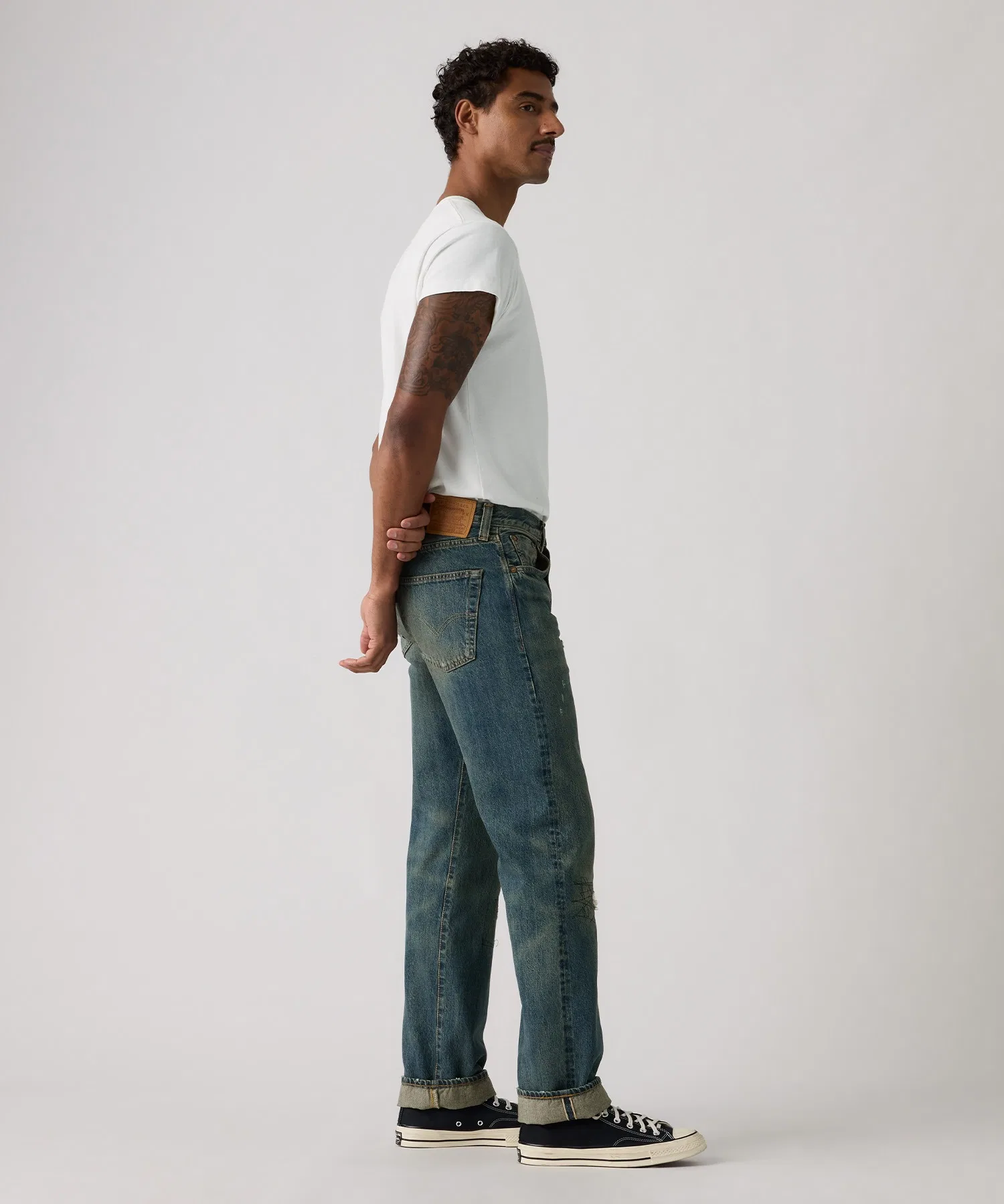 Джинсы Levi's LEVI'S(R) VINTAGE CLOTHING 1947 501(R) ORIGINAL - Medium Indigo — фото 3