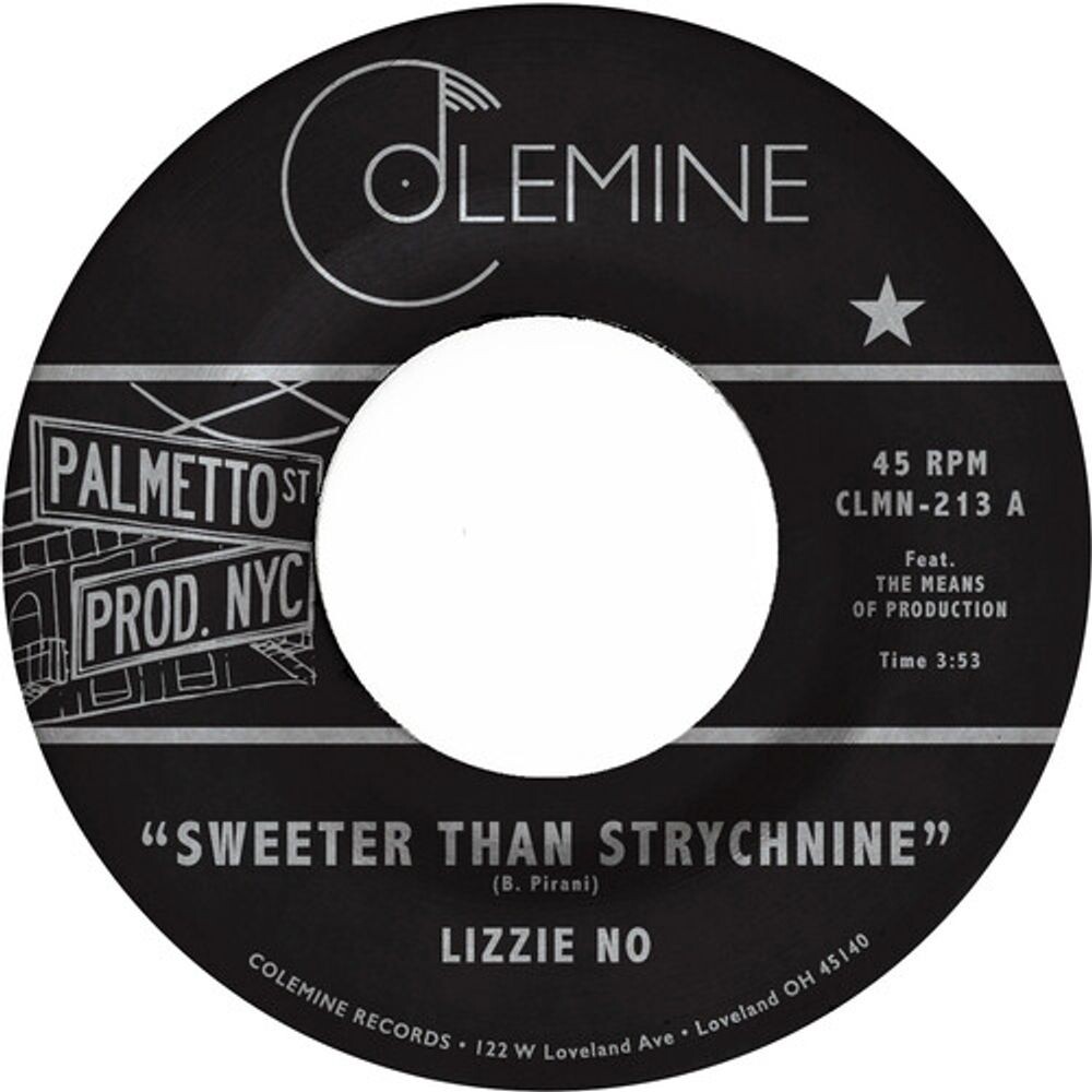 

Виниловая пластинка LP Sweeter Than Strychnine / Stop Bothering Me [Red Vinyl] (7") - Lizzie No, Ben Pirani