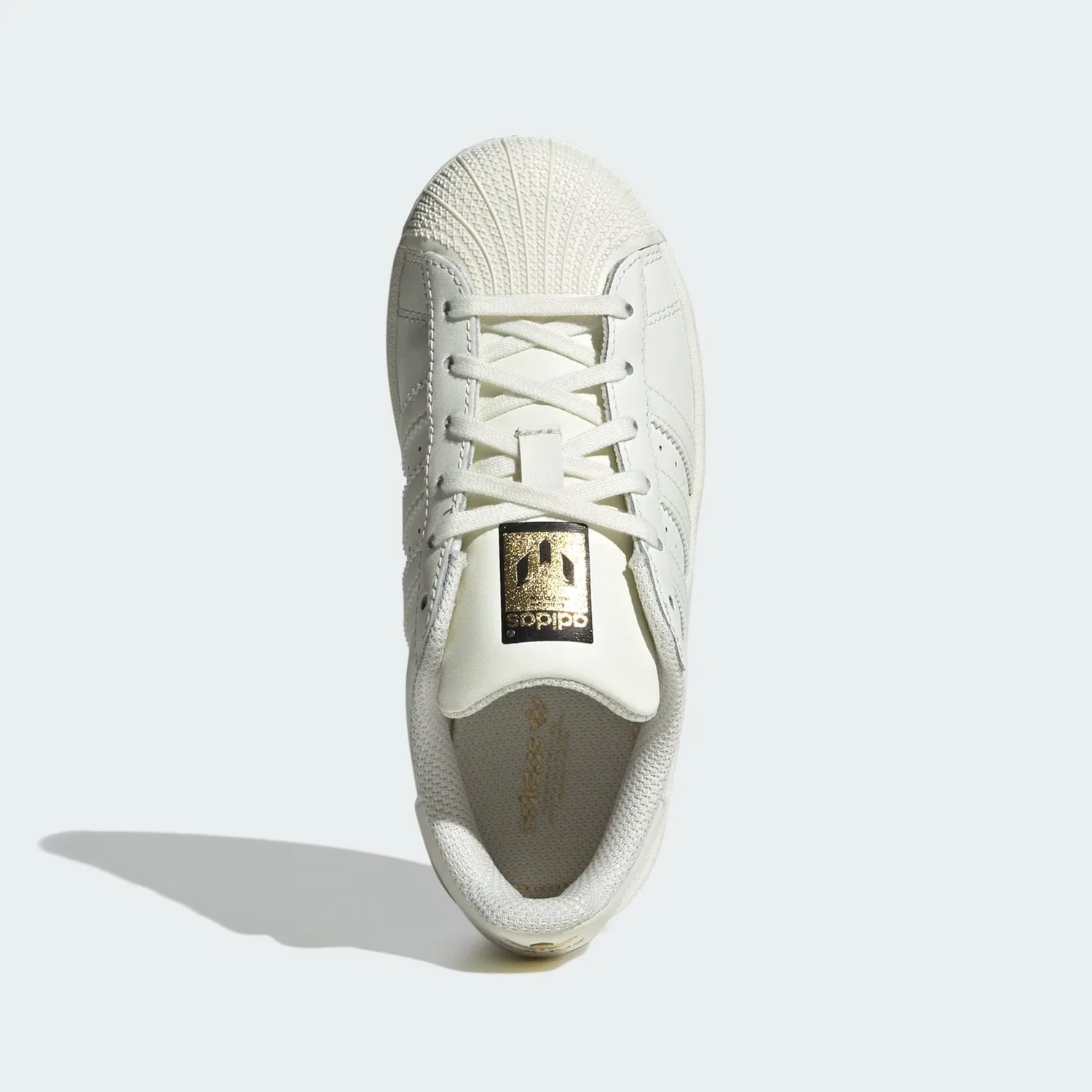 Кроссовки Adidas Originals Superstar Messi, бежевый — фото 2