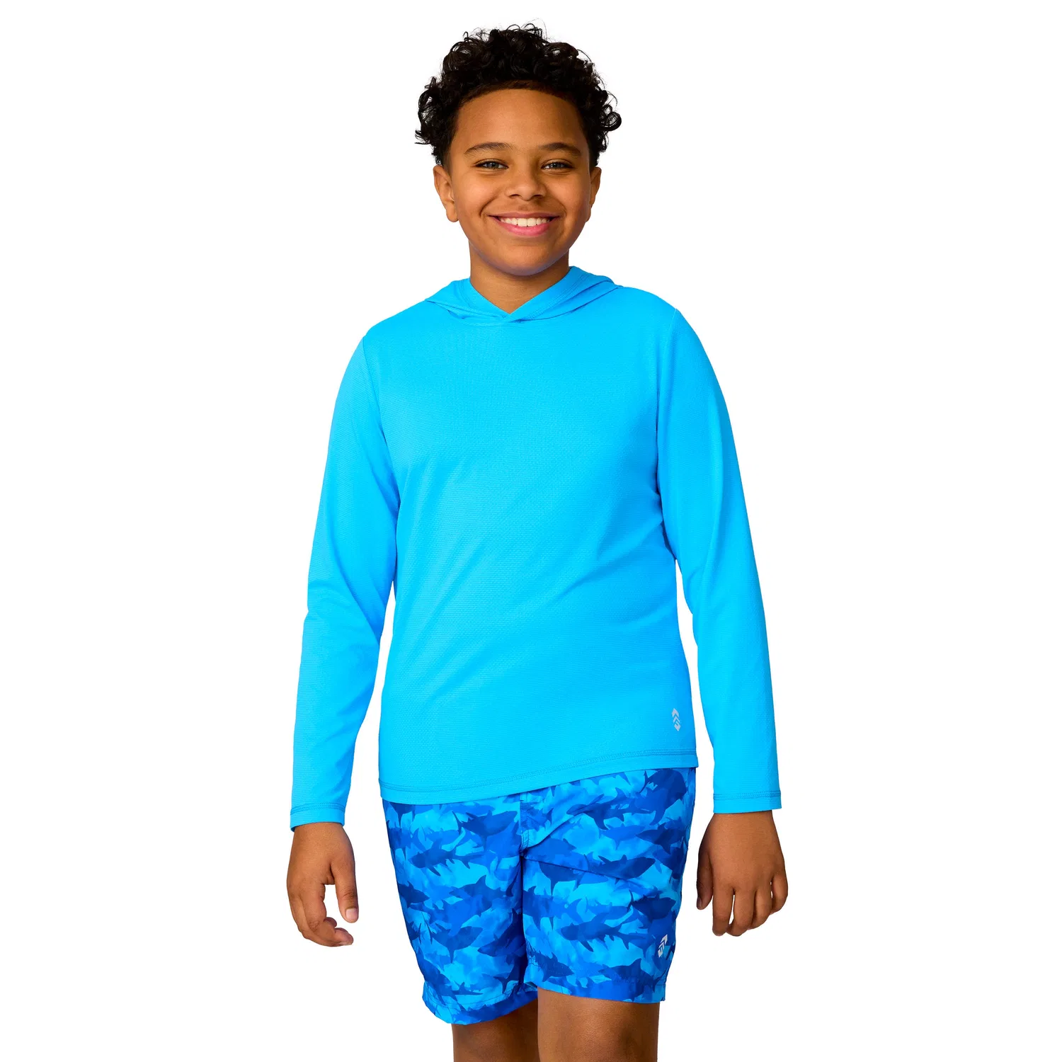 Free Country The Kids' Everybody SunFree UPF Hoodie, Sky