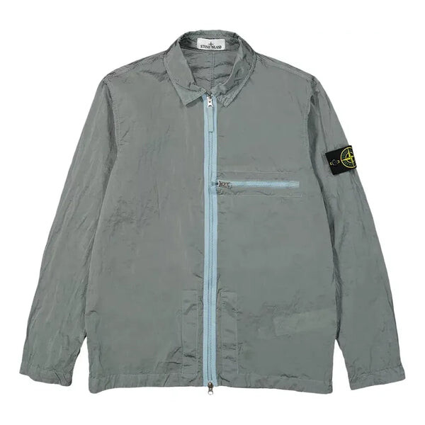 

Куртка compass patch zip up jacket 'sky blue' Stone Island, голубой