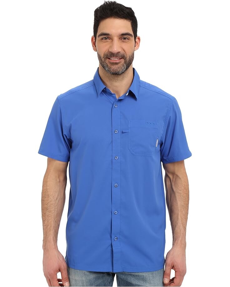 

Рубашка Columbia Slack Tide Camp, цвет Vivid Blue