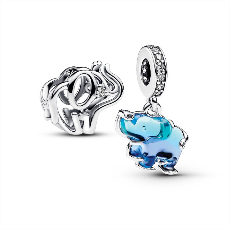 

Шарм Elephant Charm Duo Pandora, стерлинговое серебро