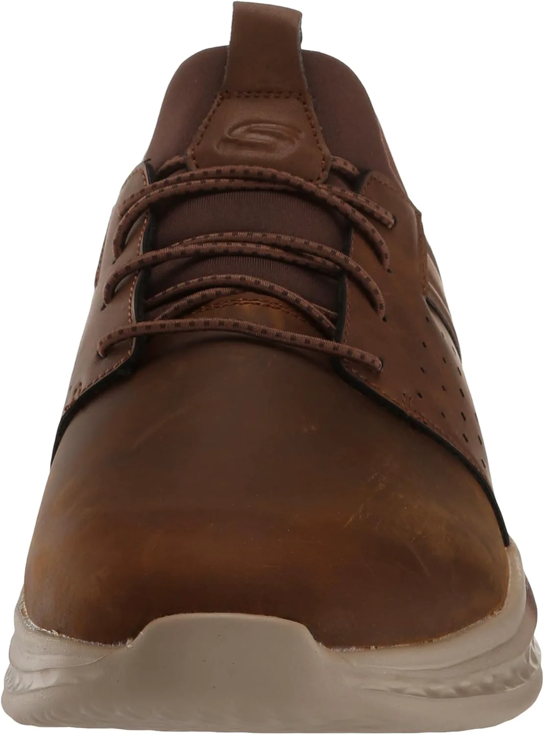 Мужские слипоны Skechers USA Slade - Zachary Hands Free Skechers USA Men's, коричневый — фото 3