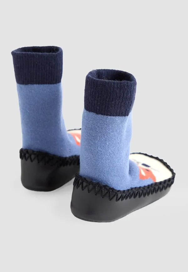 Носки стандартного размера Jojo Maman Bébé, Navy Blue Fox — фото 4