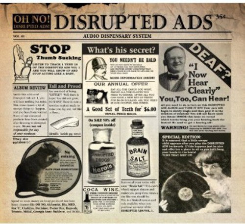 

CD диск Oh No: Disrupted Ads