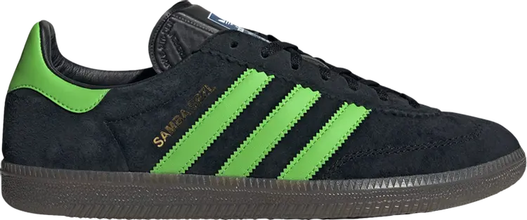 

Кроссовки Samba Deco Spezial 'Black Lucid Lime Gum', черный