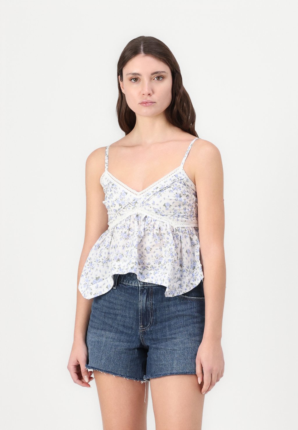 

Топ HANDKERCHIEF Hollister Co., белый