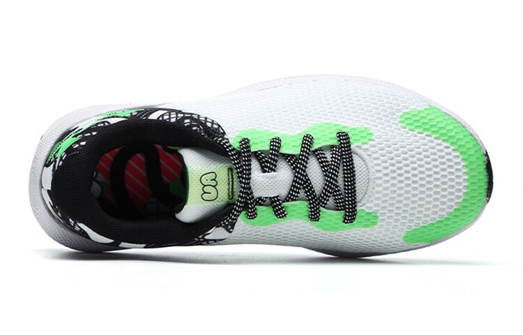 Кроссовки Pursuit Kids GS Low-top Белые/зеленые Under Armour — фото 3