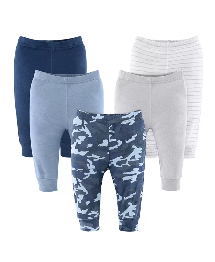 

Штаны для мальчиков, 5 шт., Blue Camo The Peanutshell, синий