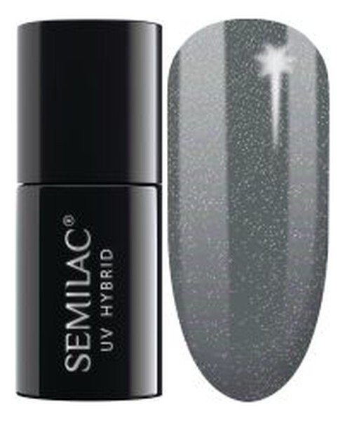 

Semilac Shimmer, Лак для ногтей, 326 Туманно-серый, 7 мл
