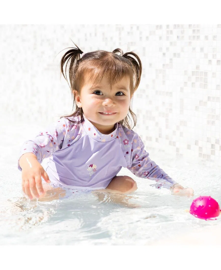 Детская футболка с длинным рукавом Splash About, сиреневый — фото 4